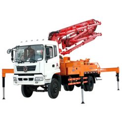 4x2 Dongfeng 26m 31m small mobile concrete boom pump truck