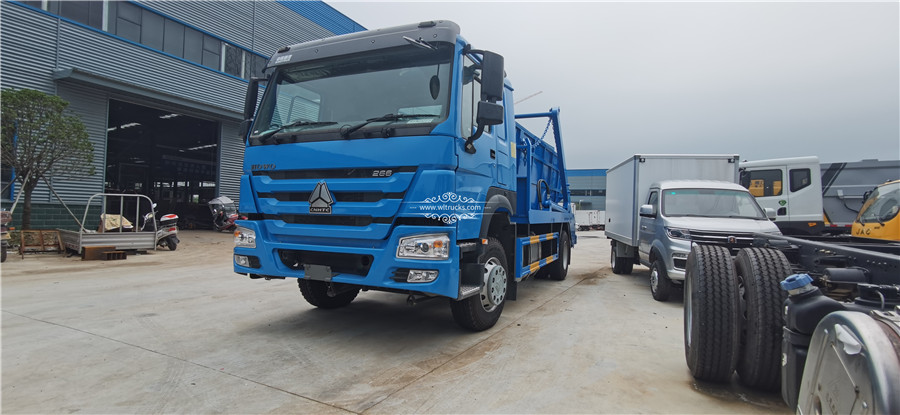 4x2 Howo 12m3 garbage truck