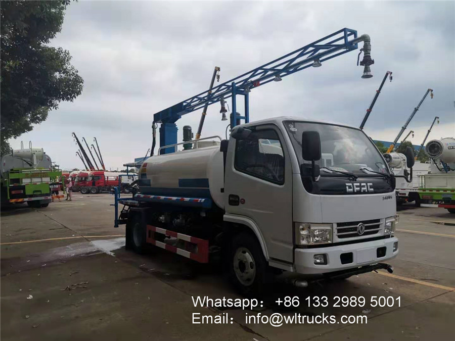 5 ton Railway dust suppression truck