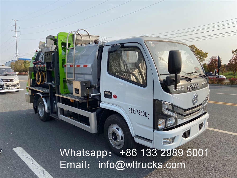 5 ton kitchen garbage trucks