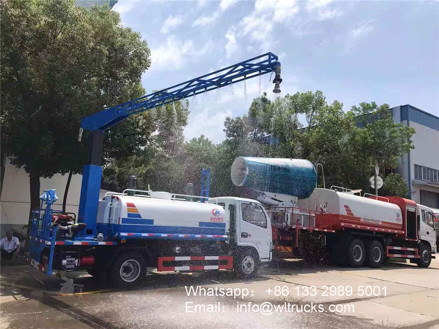 5000 liter Railway dust suppression truck