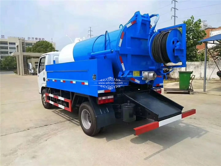 5m3 Cleaning sewage suction truck