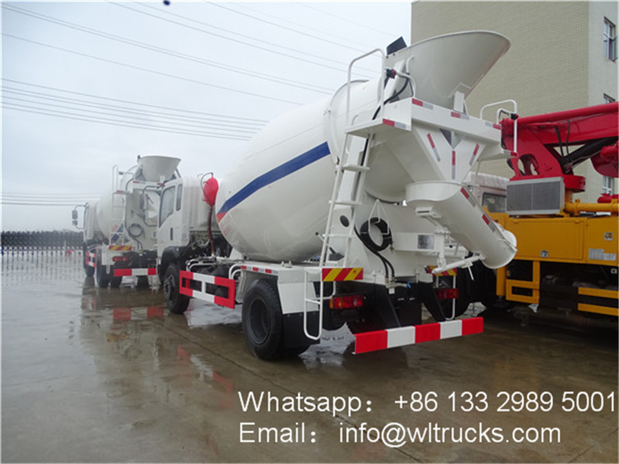 5m3 concrete mixer truck