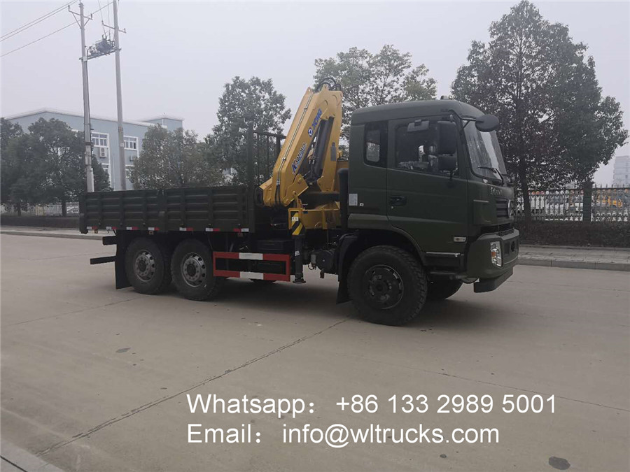 6WD Folding arm truck mounted crane