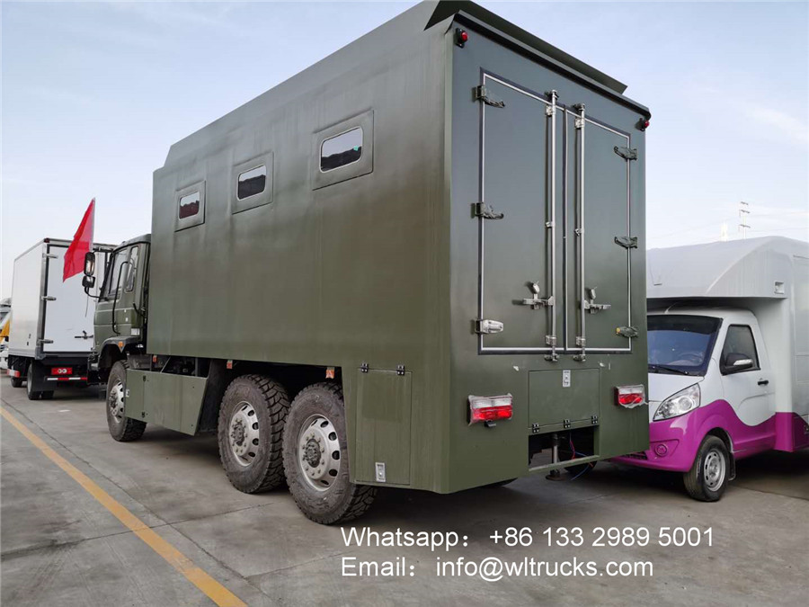 6WD mobile container food truck