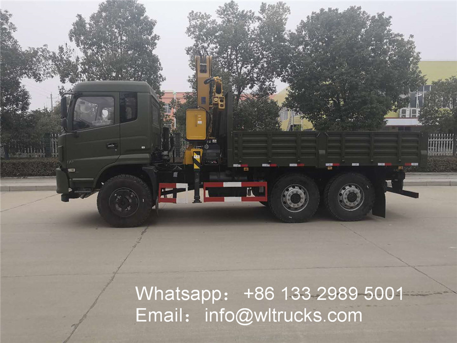 6WD truck mounted crane