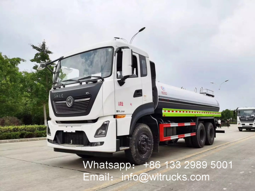 6x4 18m3 water tank truck