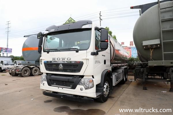 6x4 Howo Aluminum alloy fuel transport truck for sale