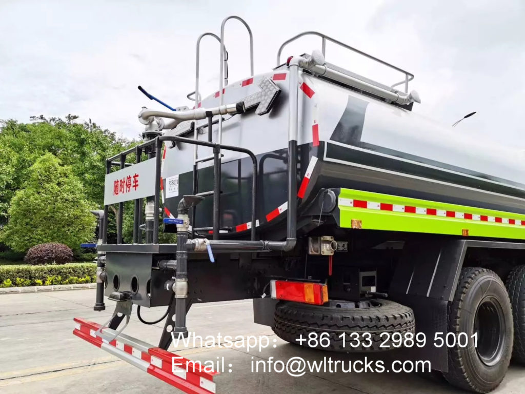 6x4 water tank truck