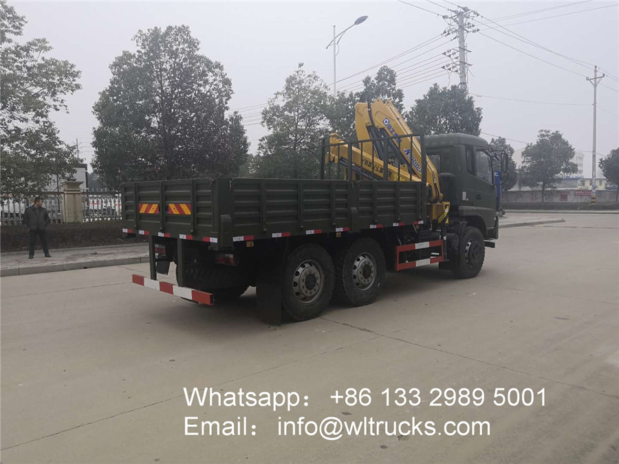 6x6 Folding arm truck mounted crane