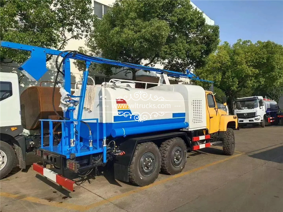 6x6 multifunctional solar photovoltaic panel cleaning truck