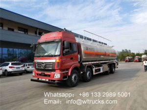 8x4 Foton Auman 32000L Aluminum oil tanker truck