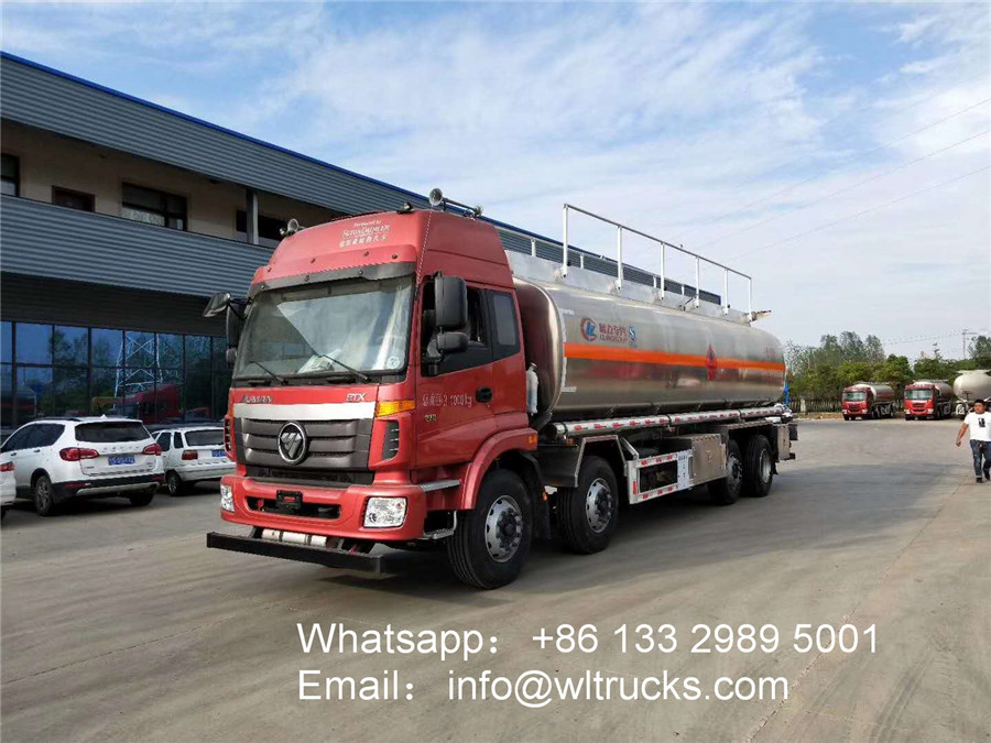8x4 Foton Auman 32000L Aluminum oil tanker truck