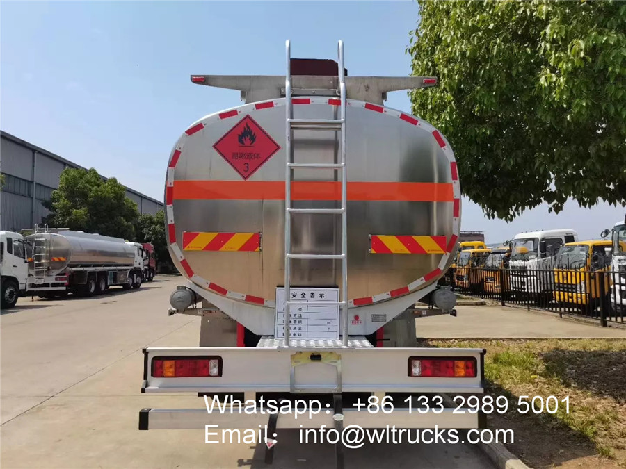 Aluminum 35000 liter fuel tank truck