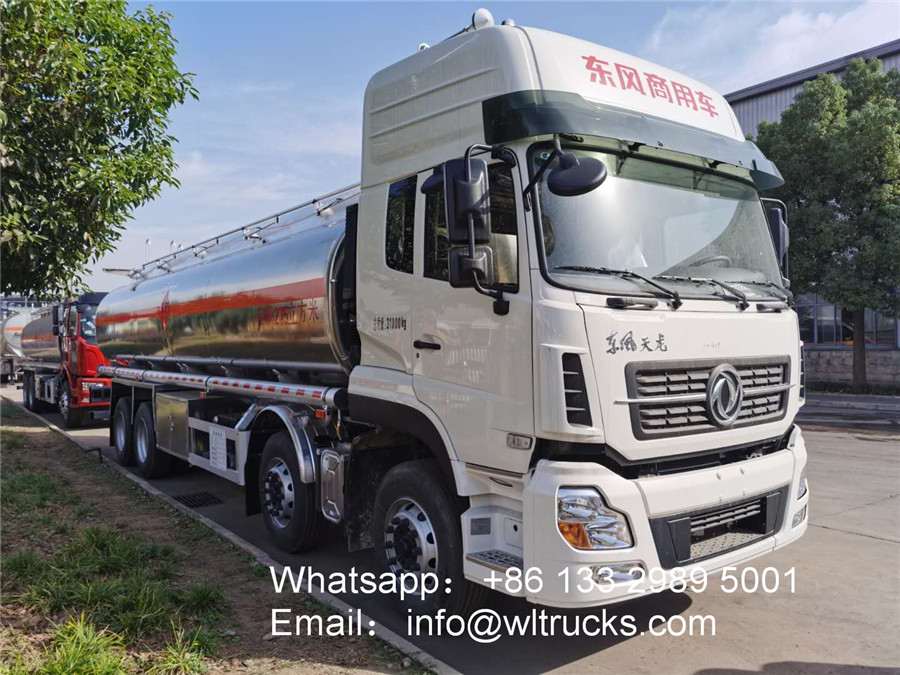 Aluminum oil tank truck