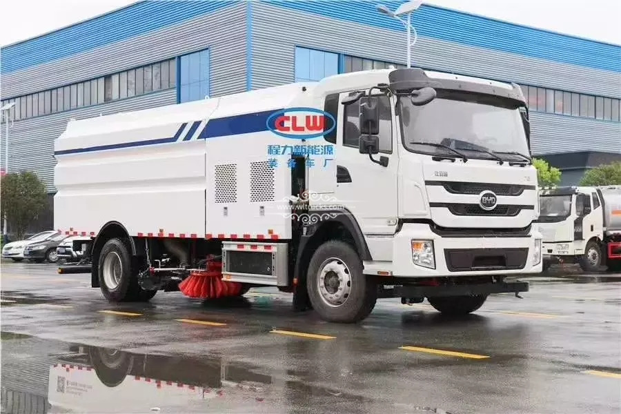 BYD electric washing road sweeper