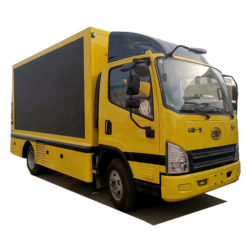 China FAW outdoor led video truck