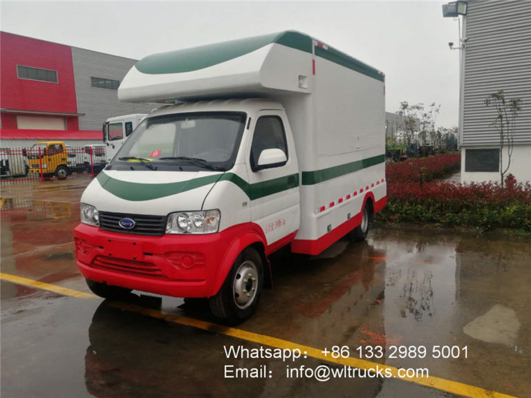 China Karry gasoline burger food truck fuel truck,sewage suction