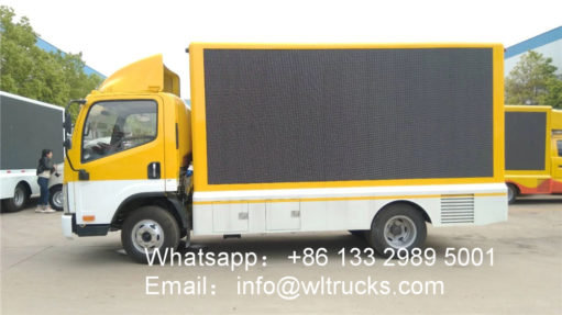 China outdoor led video truck