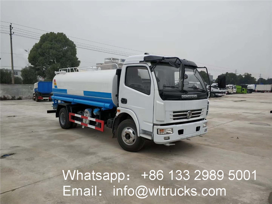 Chinese 9 ton water bowser truck