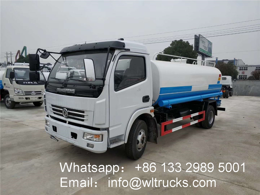 Chinese water bowser truck