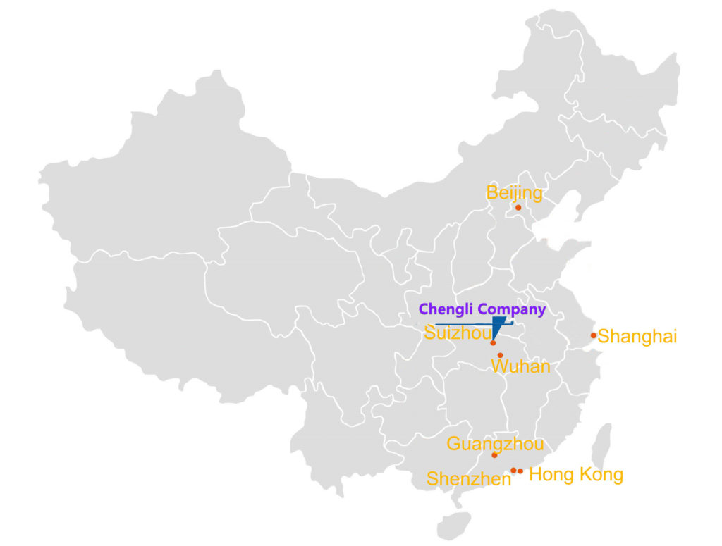 Company's location in China