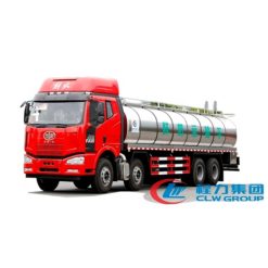 Cooking oil transport tanker truck