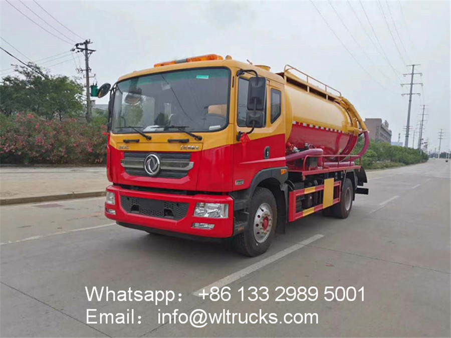 D9 Dolica 10 ton cleaning sewage suction truck