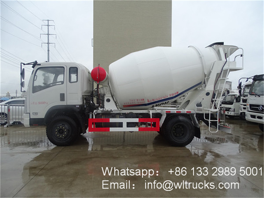 Dayun 5m3 concrete mixer truck