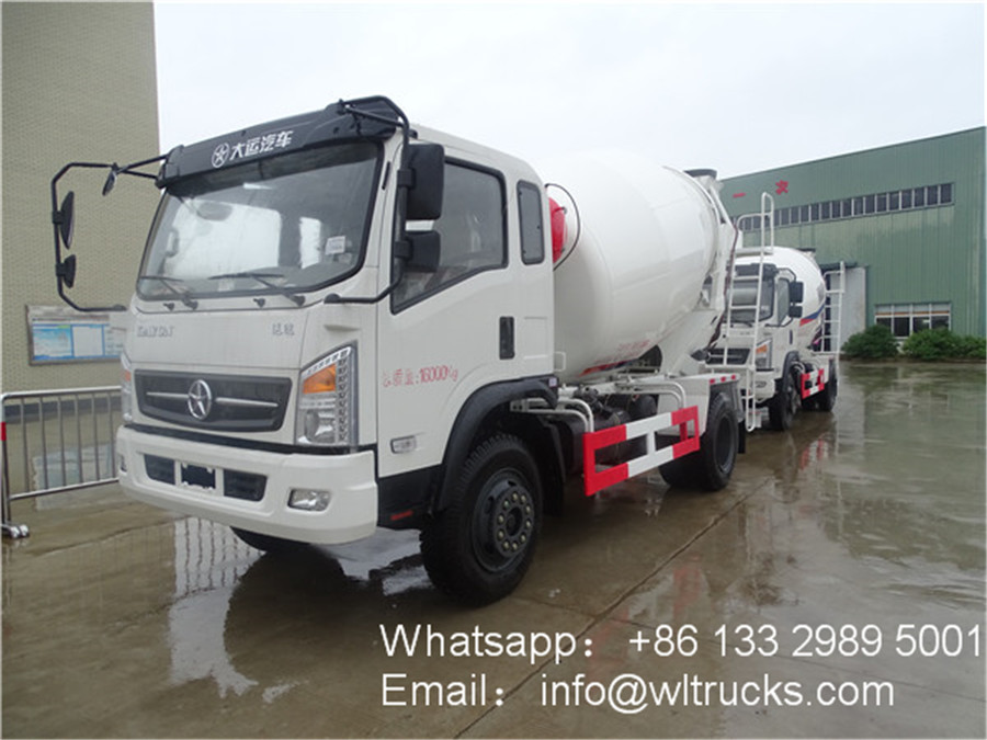 Dayun Yuntu 5m3 concrete mixer truck