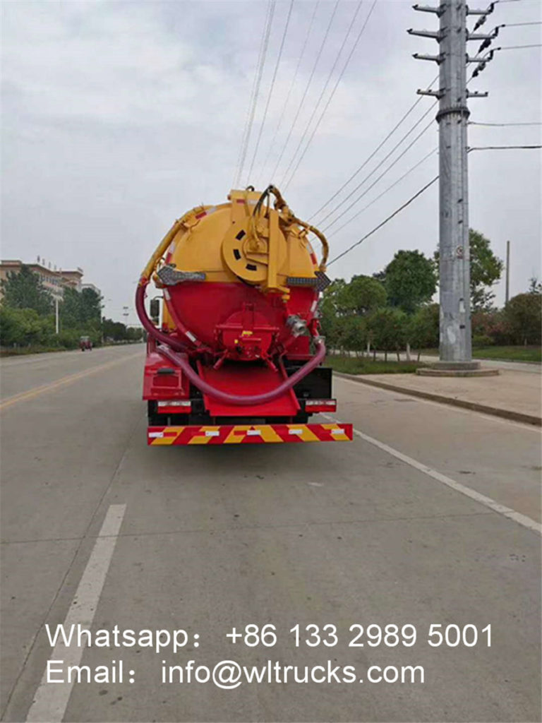 Dongfeng 10 ton cleaning sewage suction truck