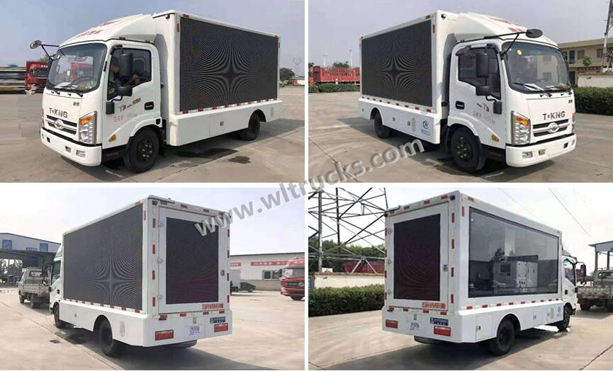 Dongfeng 10m2 led advertising light truck