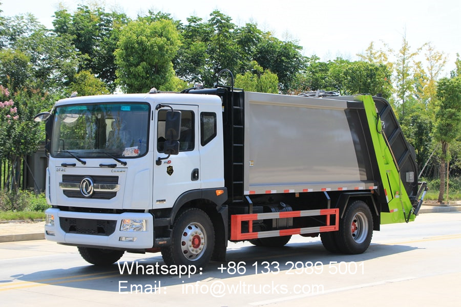 Dongfeng 10m3-12m3 compactor garbage truck