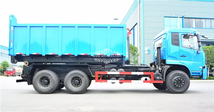 Dongfeng 16 ton hook arm garbage truck