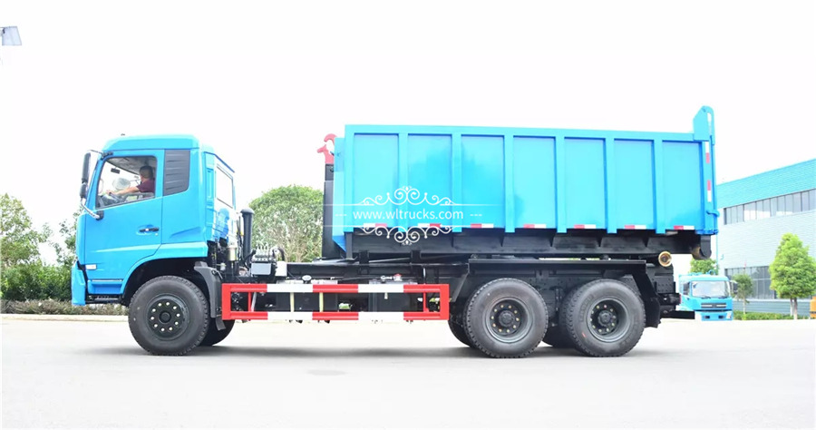 Dongfeng 16m3 hook arm garbage truck