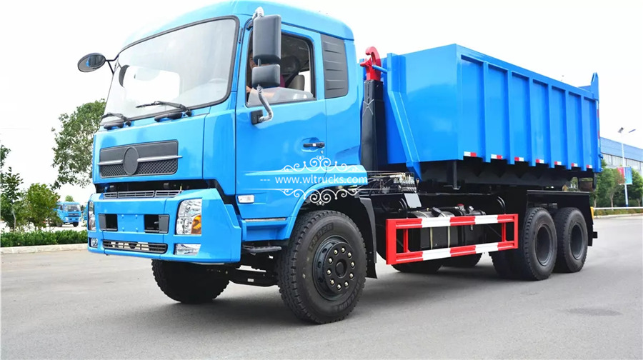 Dongfeng 18m3 hook arm garbage truck