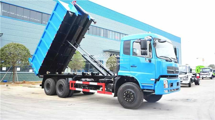 Dongfeng 20 ton hook arm garbage truck