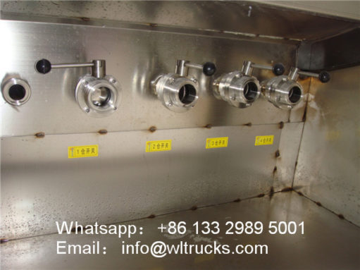 Dongfeng 25 ton to 30 ton milk tank truck