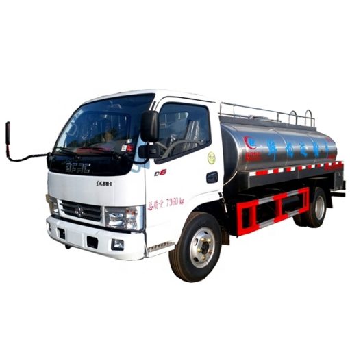 Dongfeng 5000 Liters stainless steel milk transport truck