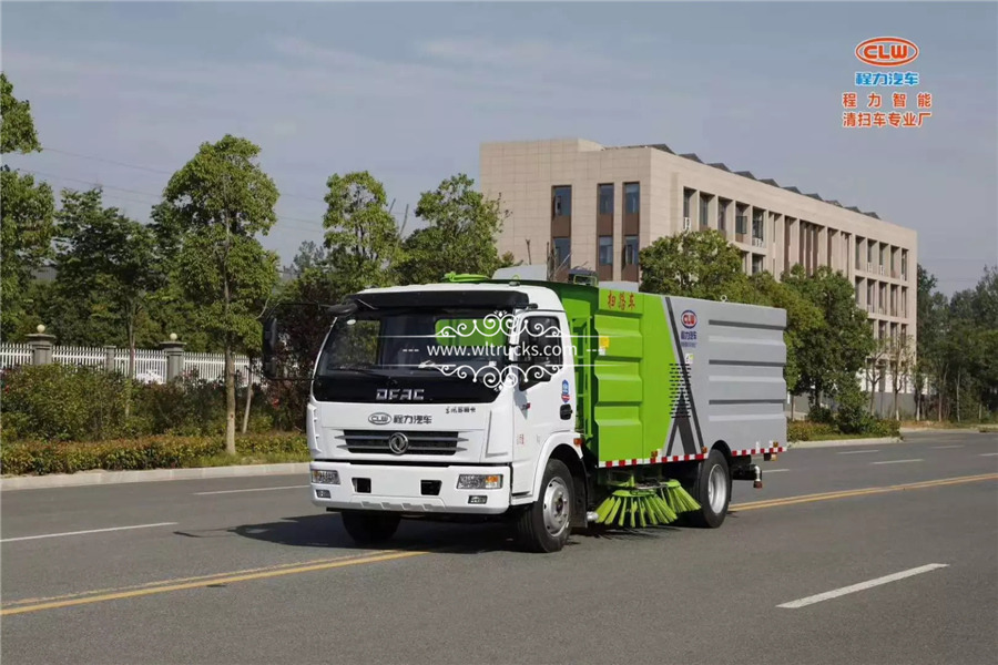 Dongfeng 6 ton washing and sweeping truck