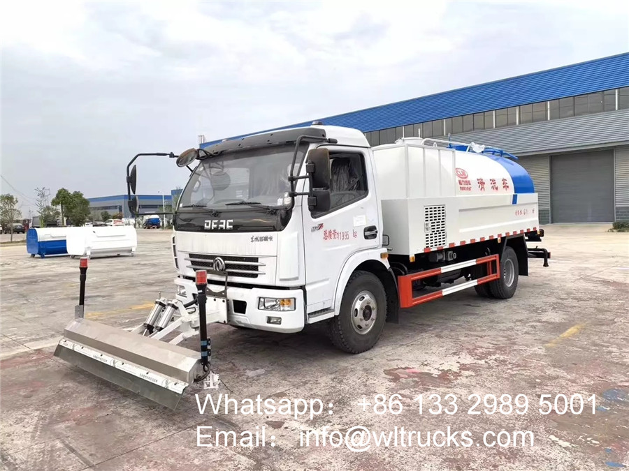 Dongfeng 6000liters High pressure cleaning truck