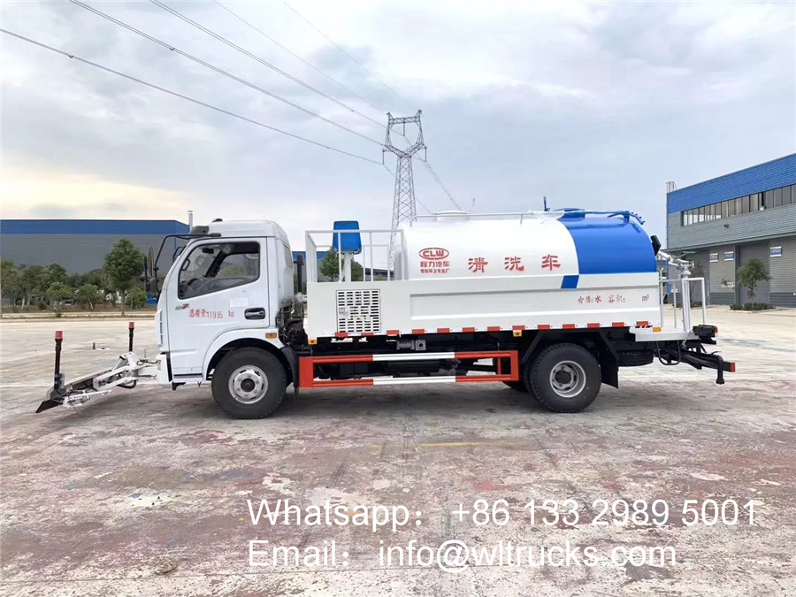 Dongfeng 6000liters cleaning truck
