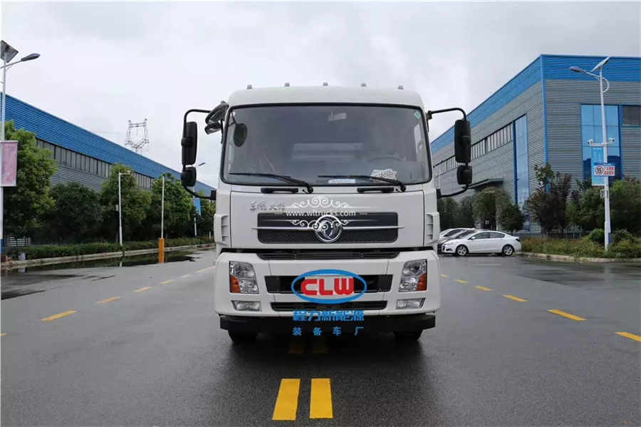 Dongfeng Tianjin 10 Ton Electric road washing sweeping truck