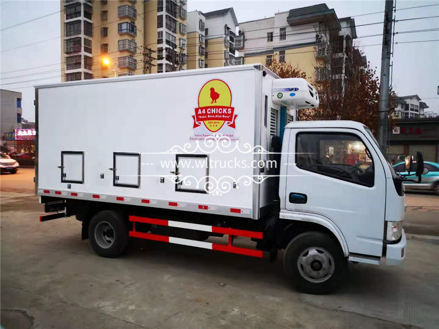 Dongfeng Van Chicks Transported Truck