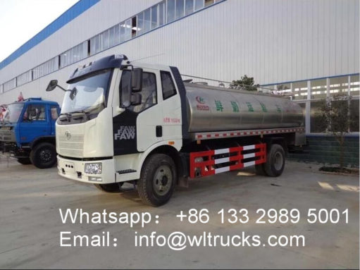 FAW Stainless Steel Milk Tank Truck