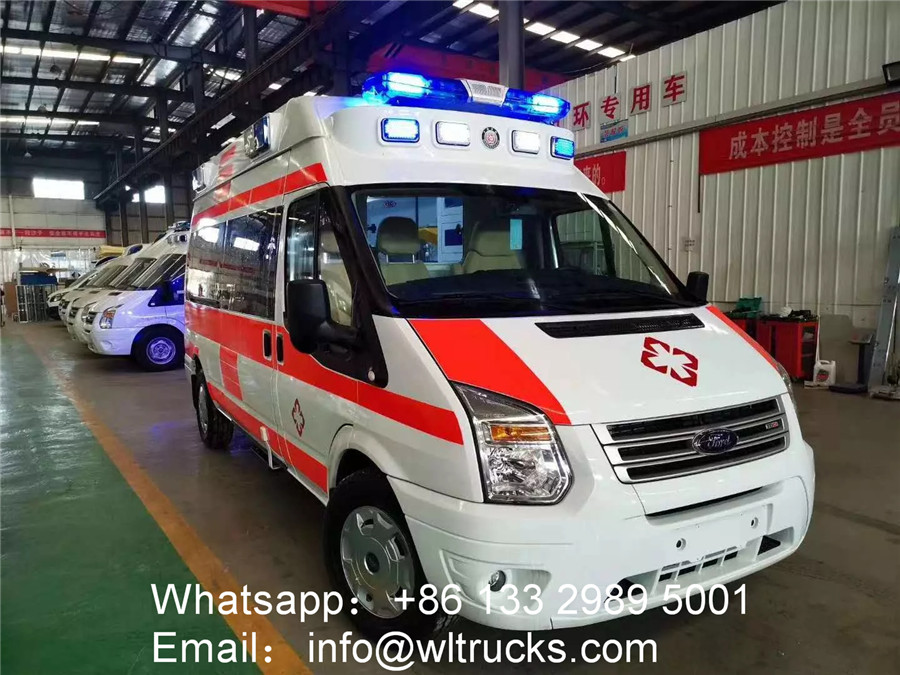 Ford Long Wheelbase High Roof Intensive Care Negative Pressure Ambulance