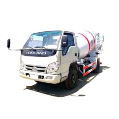 Foton 2m3 3m3 concrete mixer pump truck