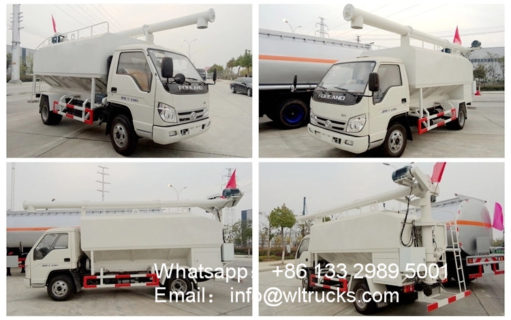 4x2 Foton 8m3 mini bulk feed truck