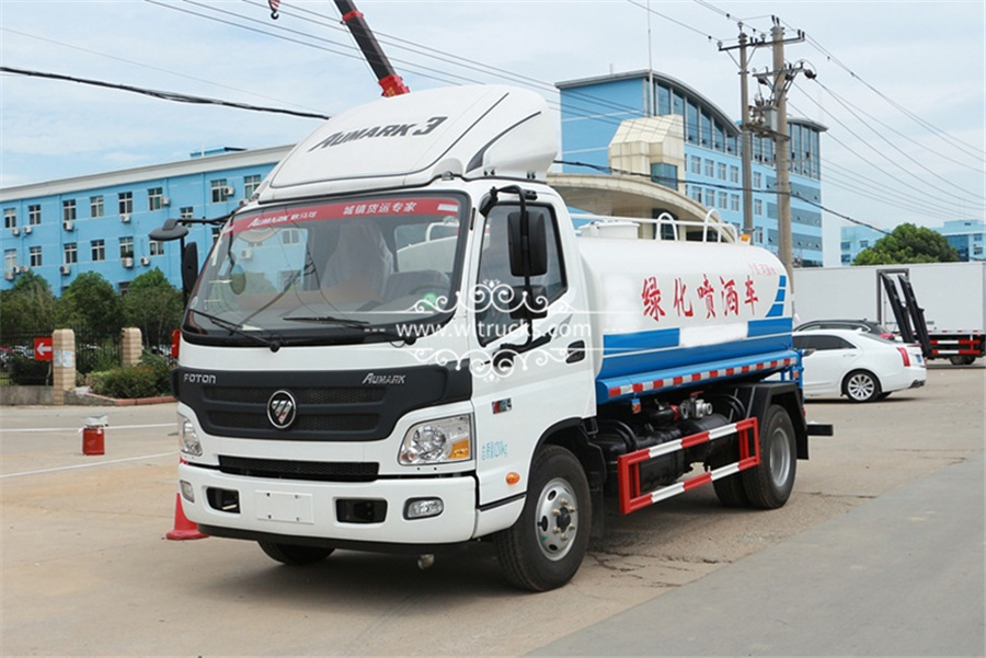 Foton Aumark 5 tons water bowser truck