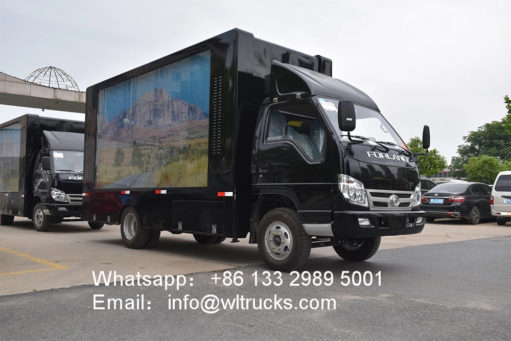 Foton led advertising trucks